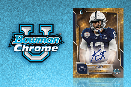 2025 Topps Bowman Chrome U Hobby 12-Box Case Dual Random School Combo