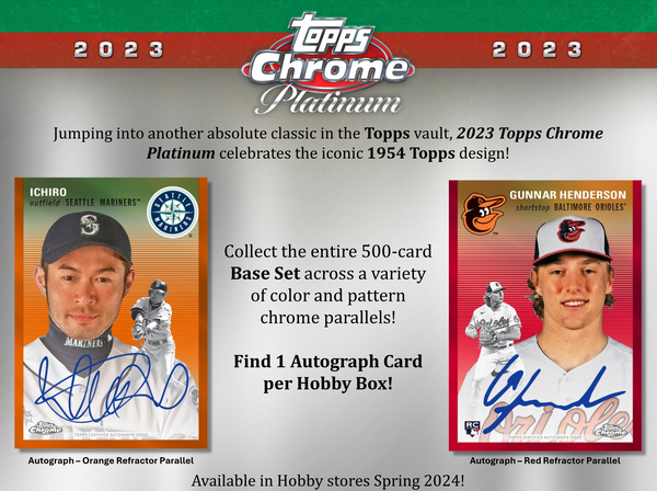 2023 Topps Chrome Platinum Anniversary Baseball 12-Box CASE Pick Your Team Package