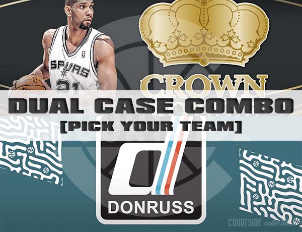 NATIONAL - 2023-24 Panini Crown Royale & Donruss International Basketball DUAL CASE Combo Pick Your Team Package